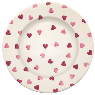 Emma Bridgewater Pink Heart 10.5" Plate - Daisy Park