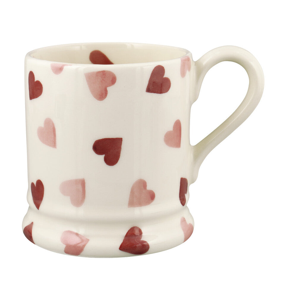 Emma Bridgewater Pink hearts 1/2pt mug - Daisy Park