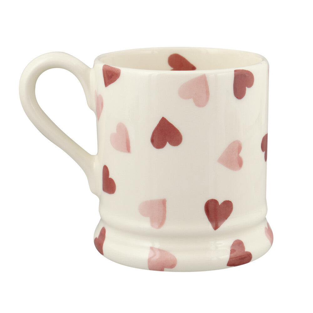 Emma Bridgewater Pink hearts 1/2pt mug - Daisy Park