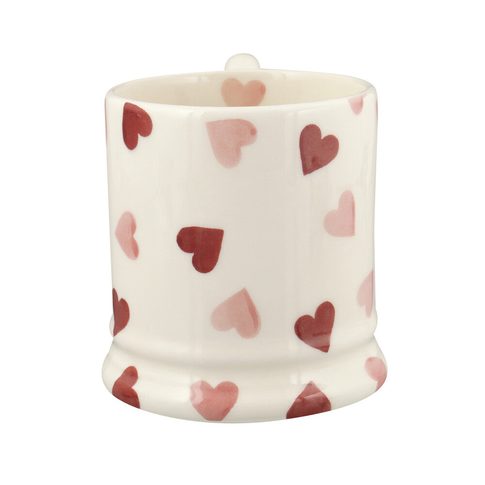 Emma Bridgewater Pink hearts 1/2pt mug - Daisy Park