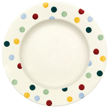 Emma Bridgewater Polka dot 10.5" plate. - Daisy Park