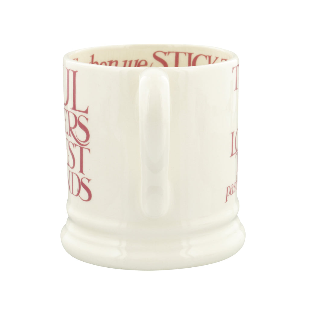 Emma Bridgewater Pink Toast Soul Sisters 1/2 Pint Mug - Daisy Park