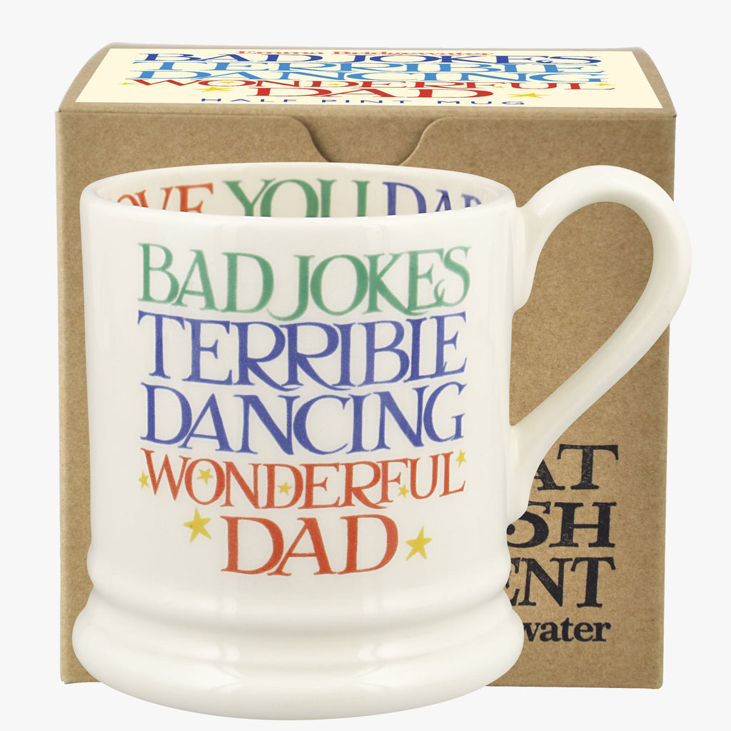 Emma Bridgewater Rainbow toast wonderful Dad 1/2pt mug - Daisy Park