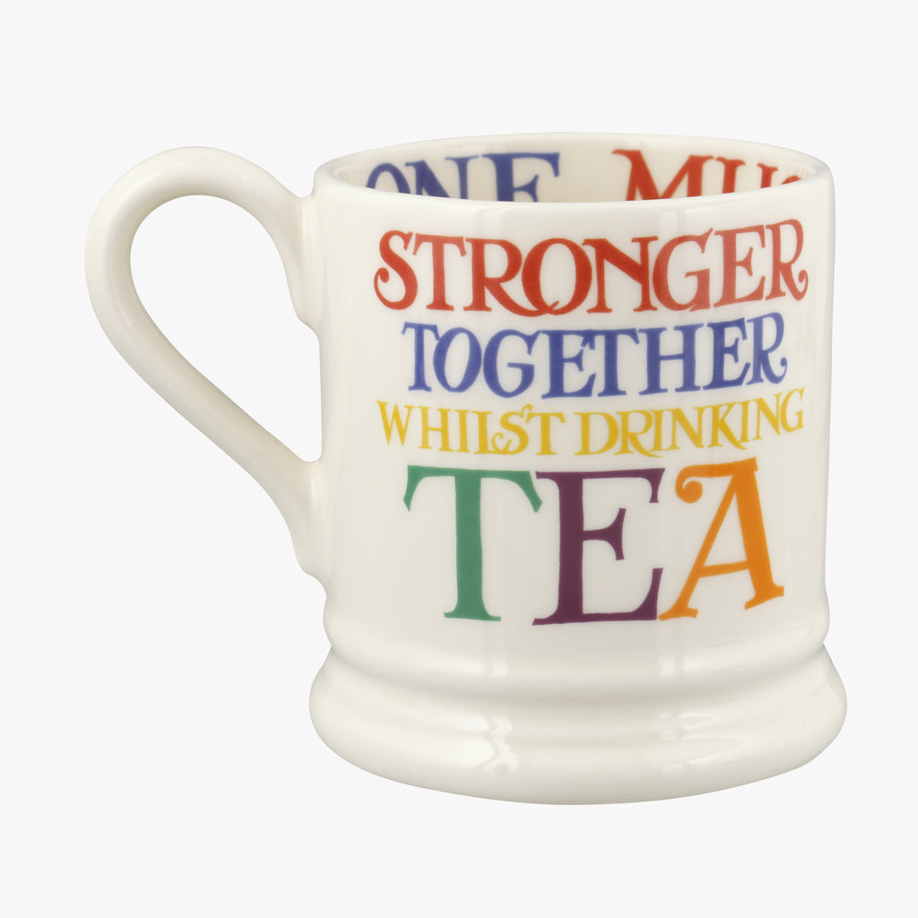 Emma Bridgewater Rainbow Toast Change the world 1/2 Pint Mug - Daisy Park