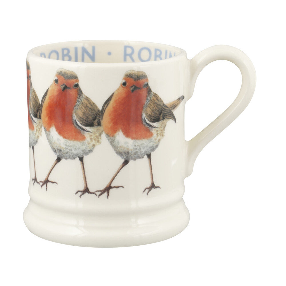Emma Bridgewater Robin 1/2pt mug - Daisy Park