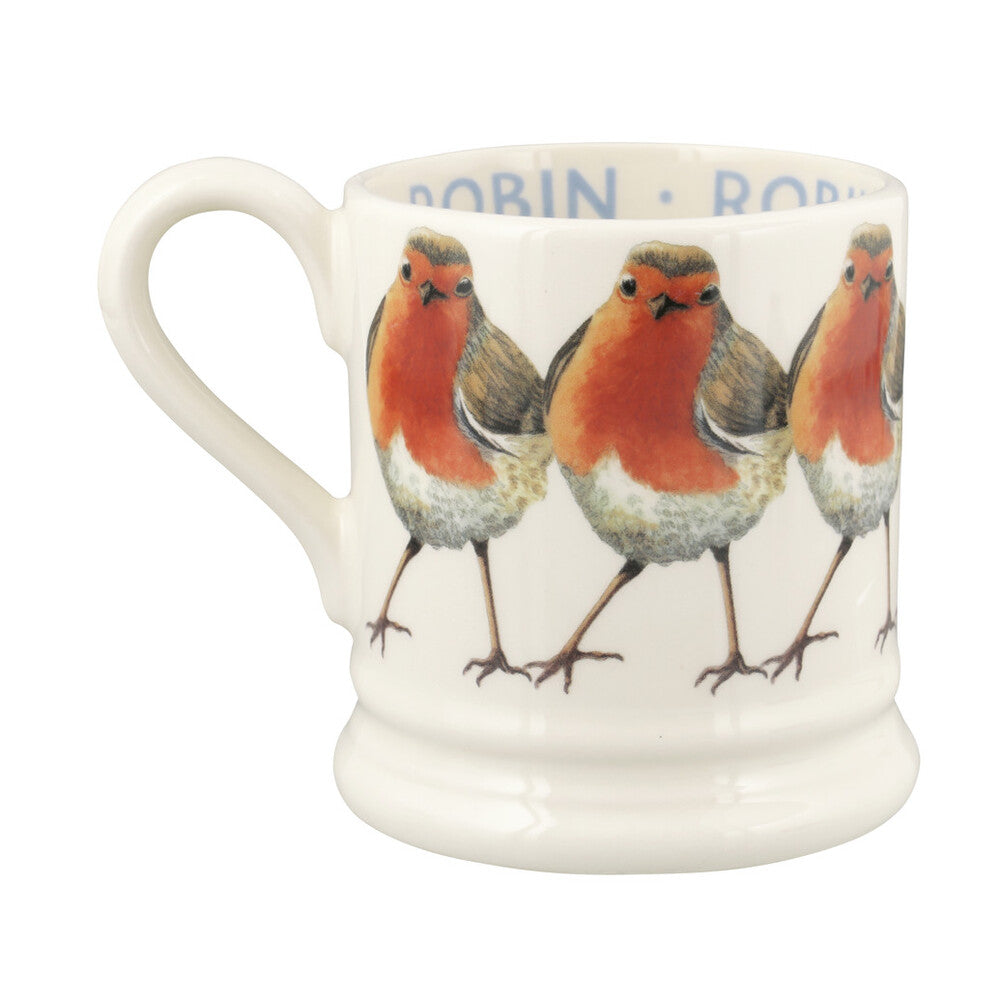 Emma Bridgewater Robin 1/2pt mug - Daisy Park