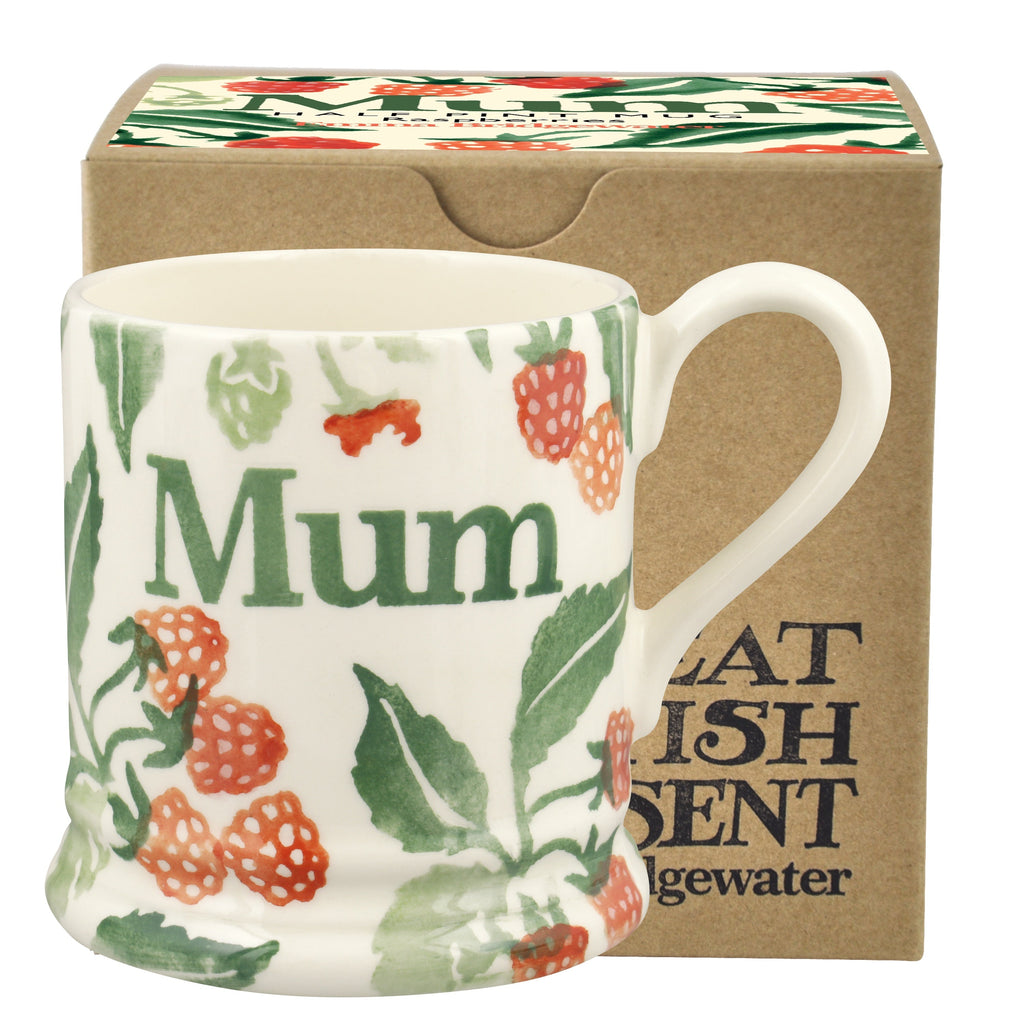 Emma Bridgewater Raspberries Mum 1/2pt mug - Boxed - Daisy Park