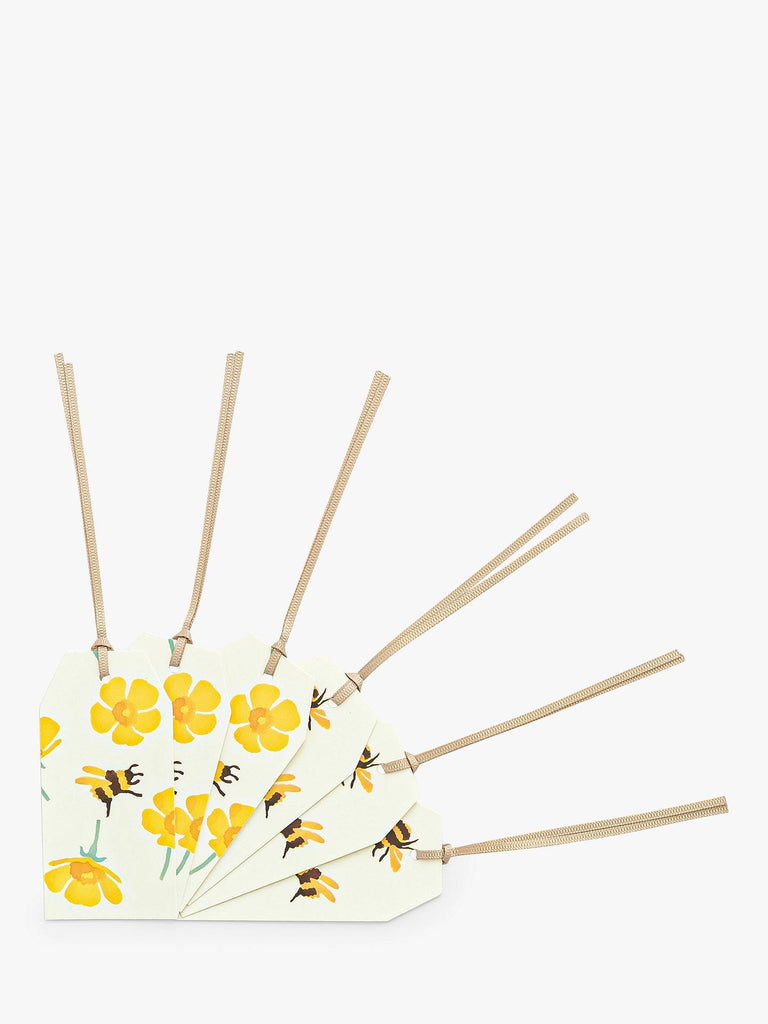 Emma Bridgewater Buttercup bee set of 6 gift tags - Daisy Park
