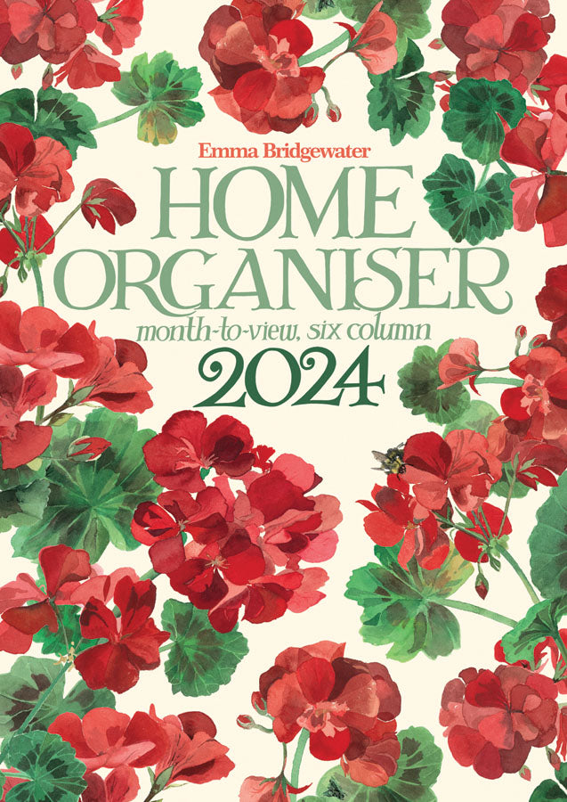 Emma Bridgewater Geraniums A3 planner 2024 - Daisy Park
