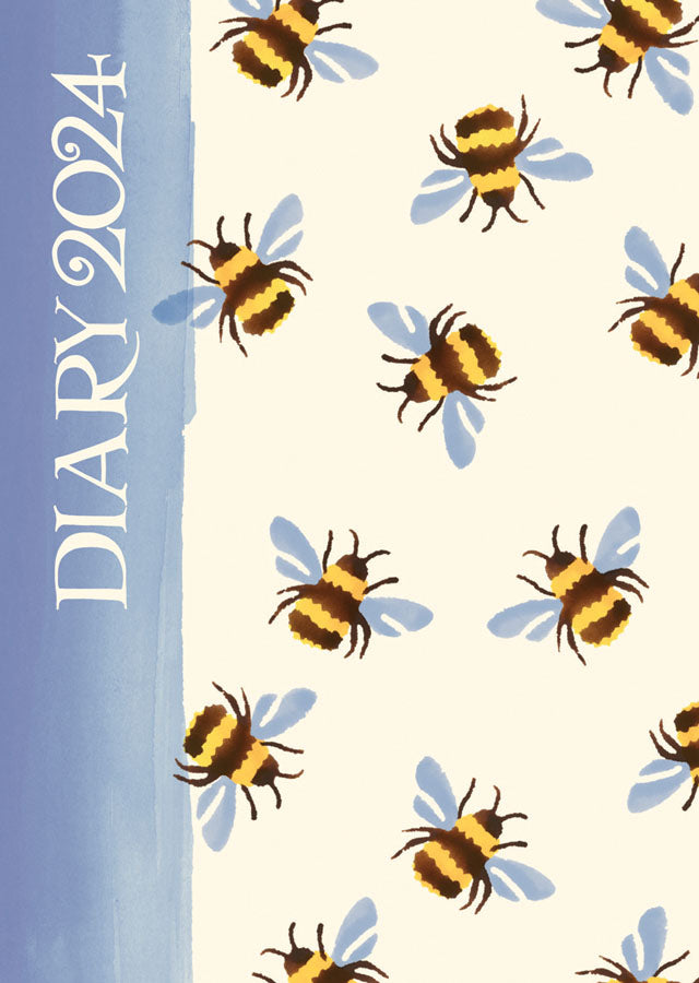 Emma Bridgewater Bumblebees A6 diary 2024 - Daisy Park