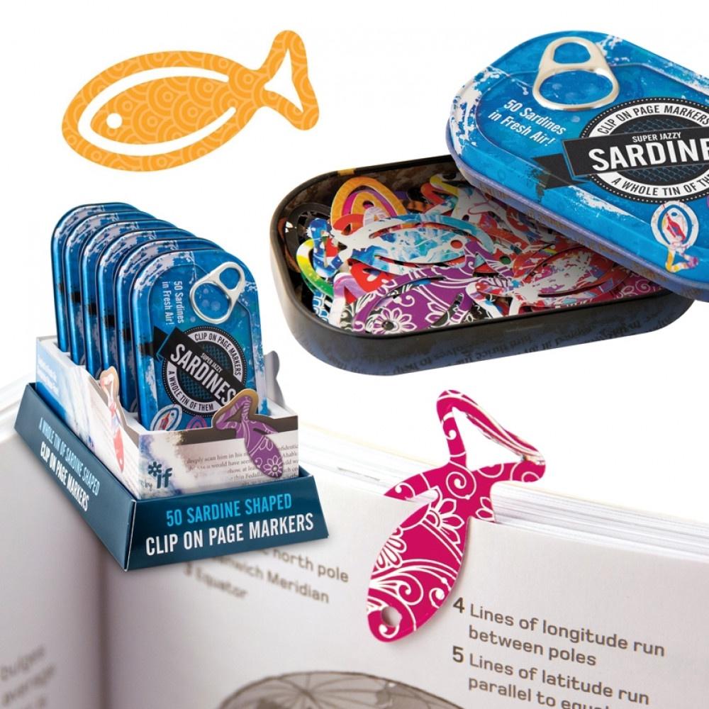 Super jazzy sardines page markers - Daisy Park