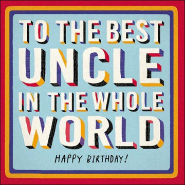 Best Uncle Birthday Card - Daisy Park