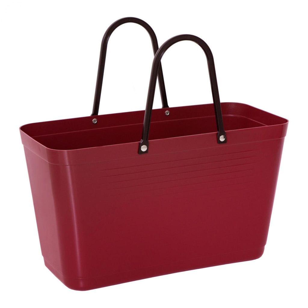 Hinza bag large green plastic - Maroon - Daisy Park