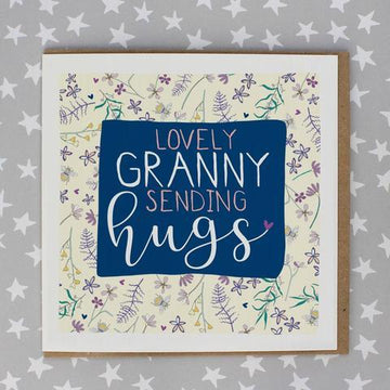 Sending Hugs Granny Card - Daisy Park