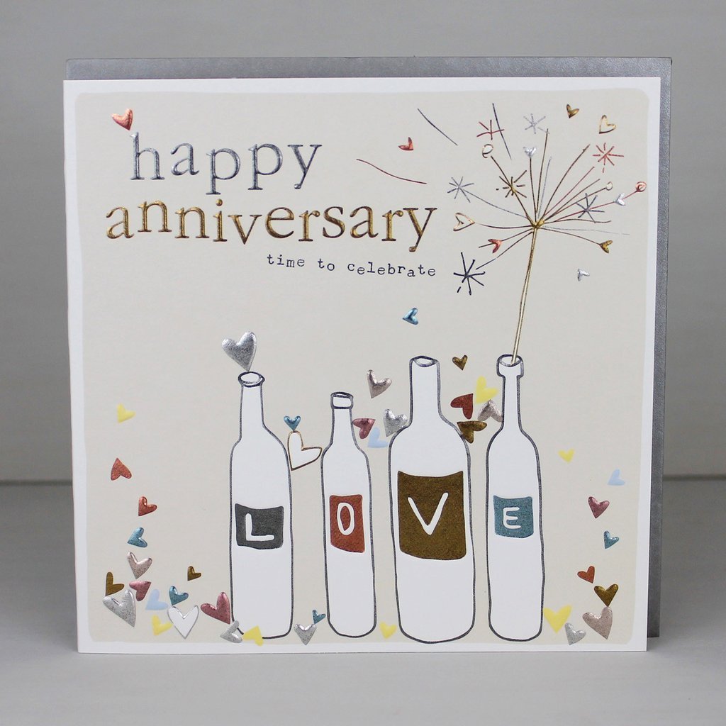 Happy Anniversary time to celebrate card - Daisy Park