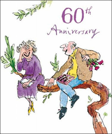 60th Wedding Anniversary card - Daisy Park