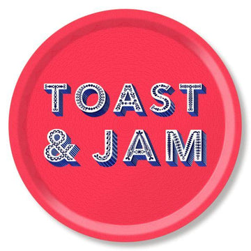 Asta Barrington Strawberry Toast & Jam 39cm Round Tray - Daisy Park