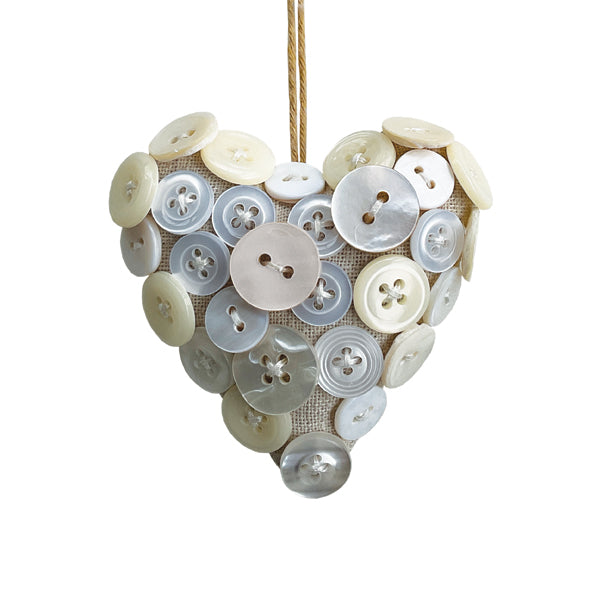 Button heart cream - Daisy Park