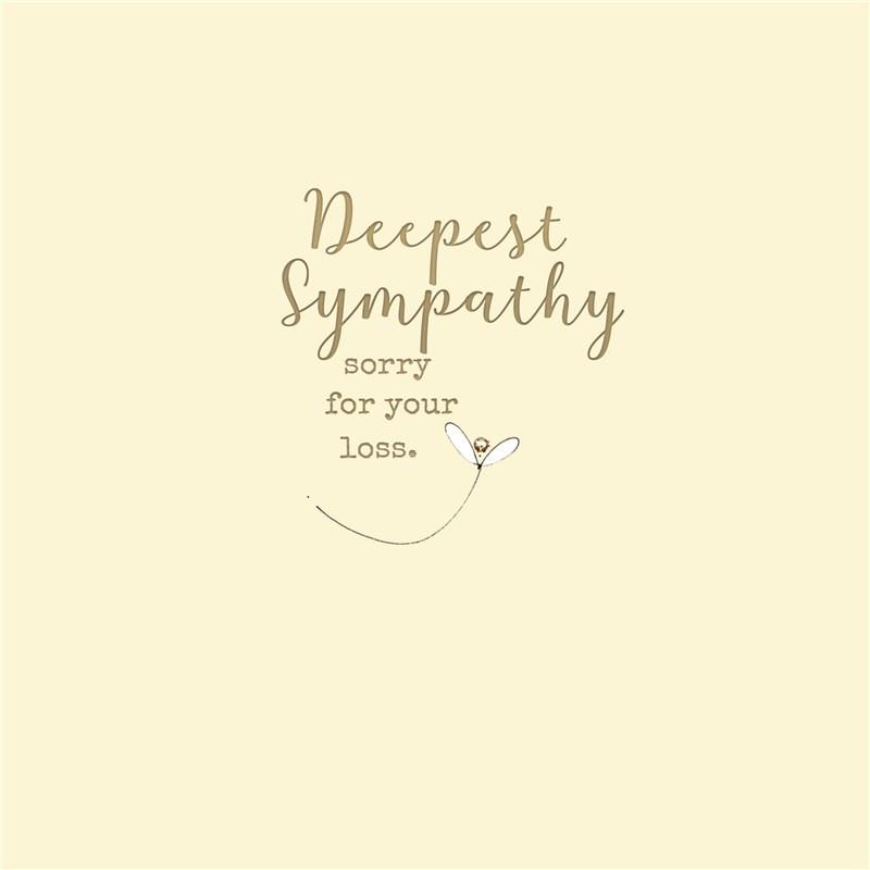 Deepest Sympathy card - Daisy Park