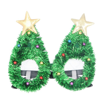 Tinsel Christmas tree acrylic Sunglasses - Daisy Park