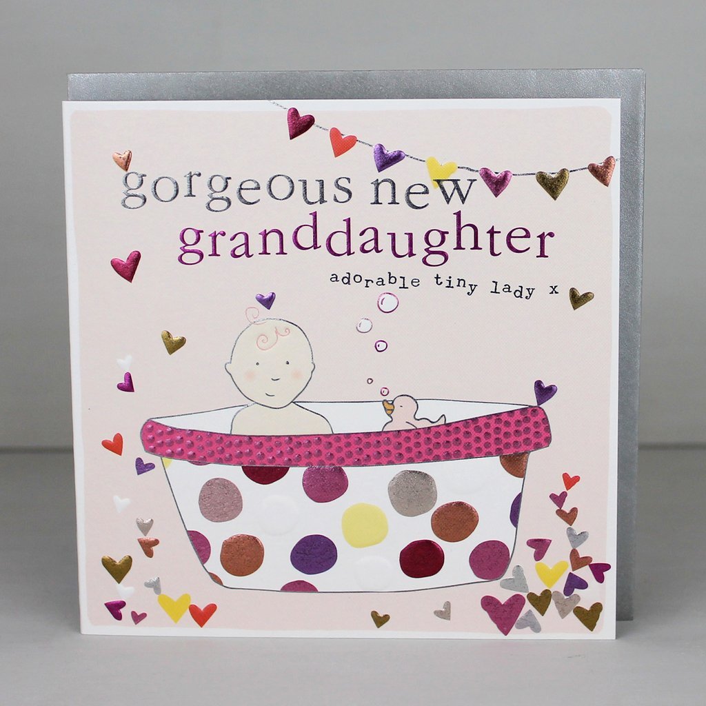 New Granddaughter card - Daisy Park