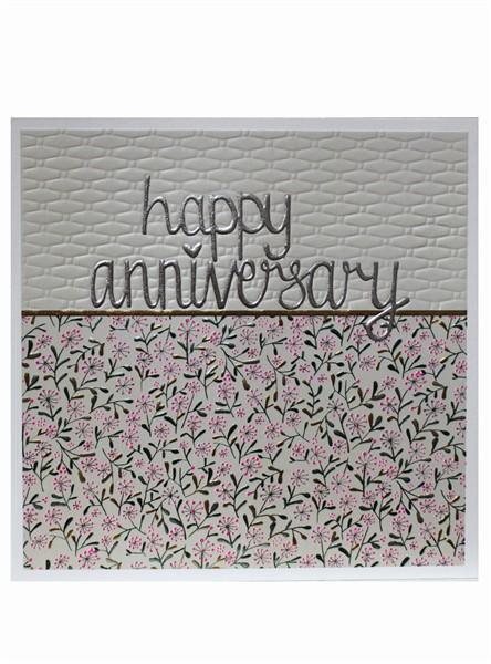 Happy anniversary floral card - Daisy Park