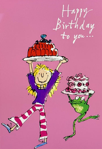 Time for cake birthday card - Daisy Park