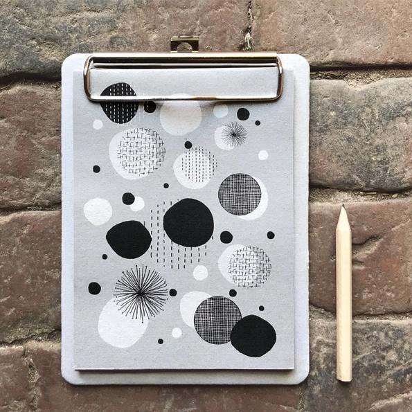 Small Clip Pad - Modern Dots - Daisy Park