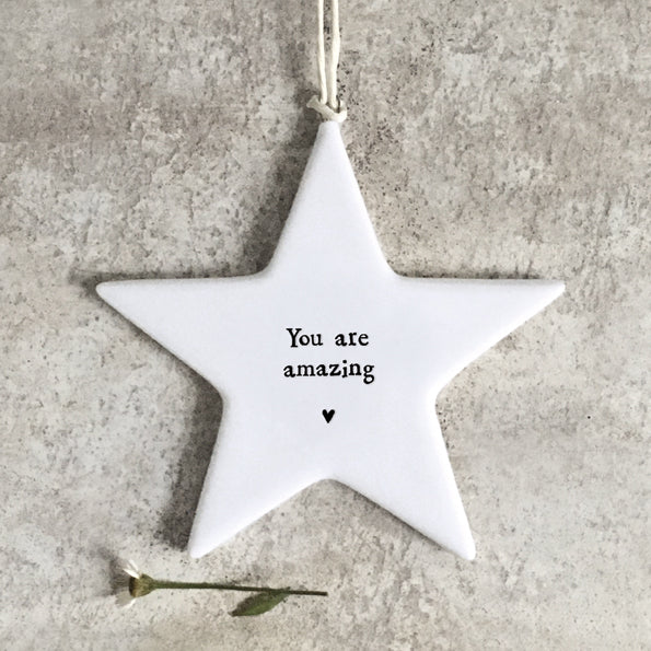You are amazing hanging star - Daisy Park