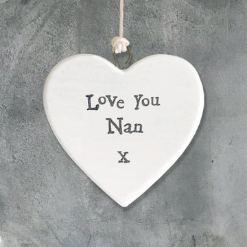 Small Love you Nan heart - Daisy Park