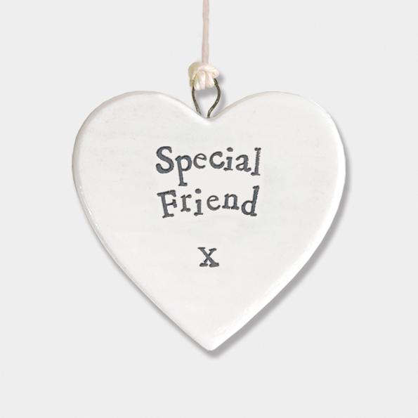 East of India porcelain heart special friend - Daisy Park