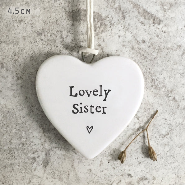 Lovely sister porcelain heart - Daisy Park