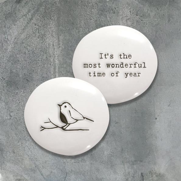 Christmas pebble from East of India - Daisy Park