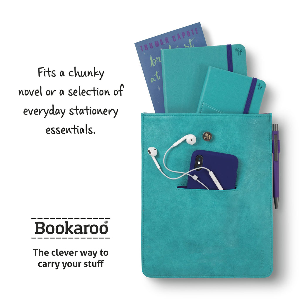 Bookaroo Books and stuff turquoise pouch - Daisy Park