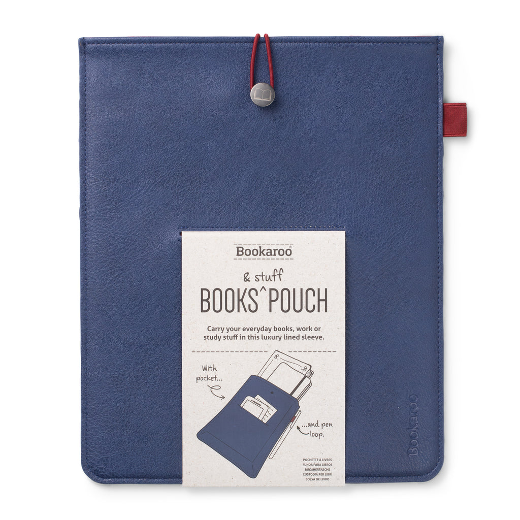 Bookaroo Books and stuff navy pouch - Daisy Park