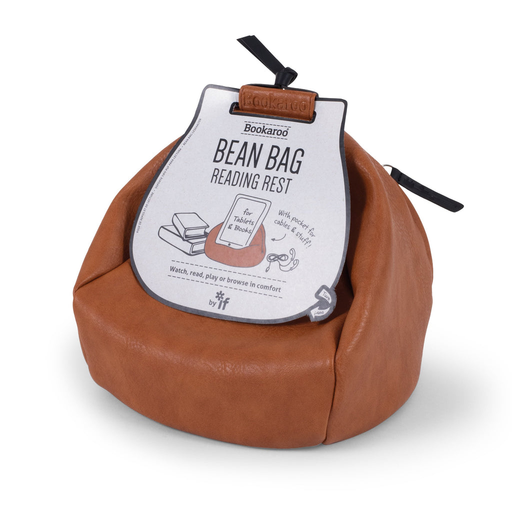 Bookaroo brown bean bag reading rest - Daisy Park