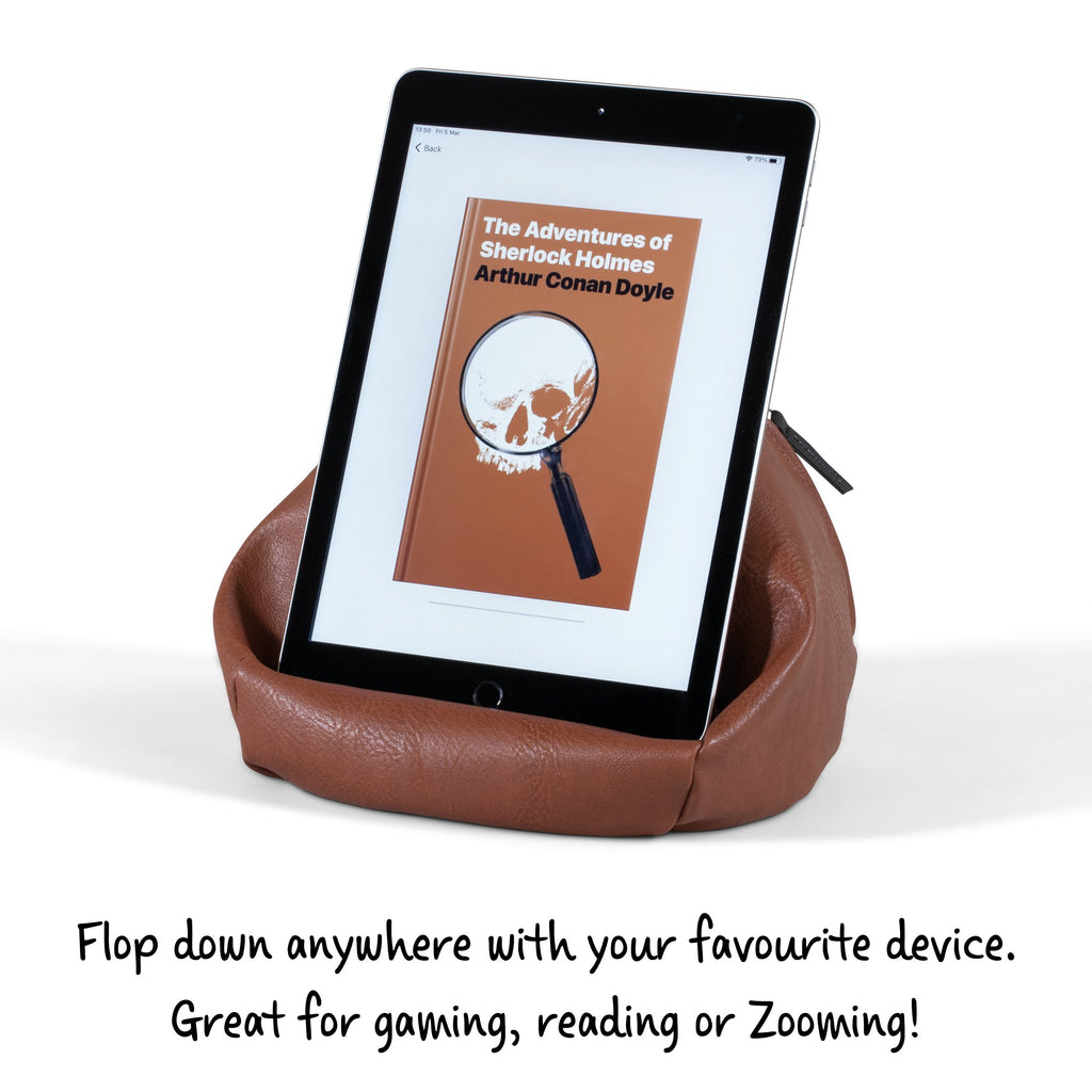 Bookaroo brown bean bag reading rest - Daisy Park