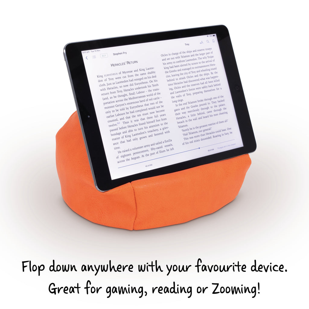 Bookaroo orange bean bag reading rest - Daisy Park