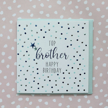 Top Brother Birthday card - Daisy Park