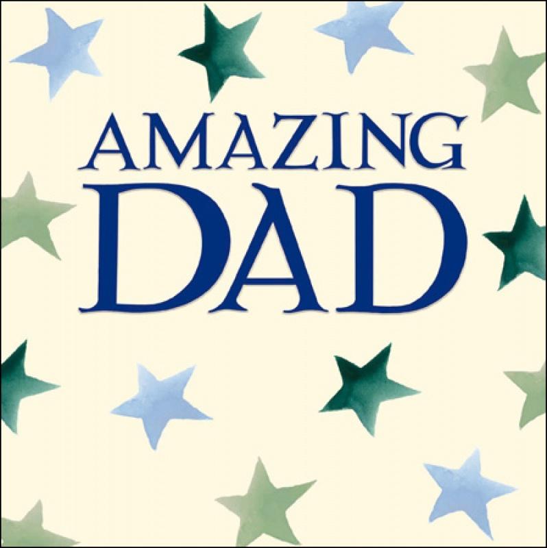 Emma Bridgewater Amazing Dad star card - Daisy Park