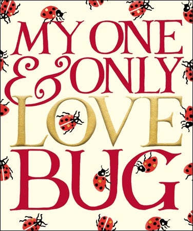 My one and only Love bug Valentine's card - Daisy Park