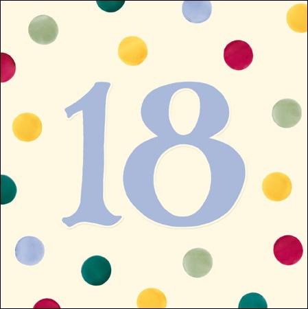 18th Birthday Card Spots - Daisy Park