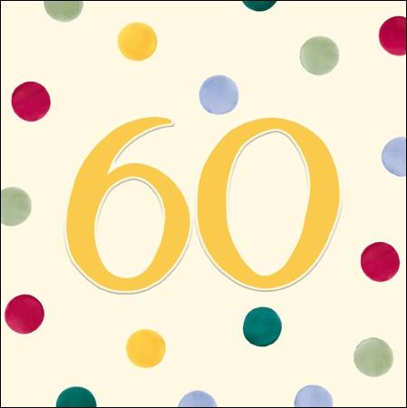 60th Birthday Card Spots - Daisy Park