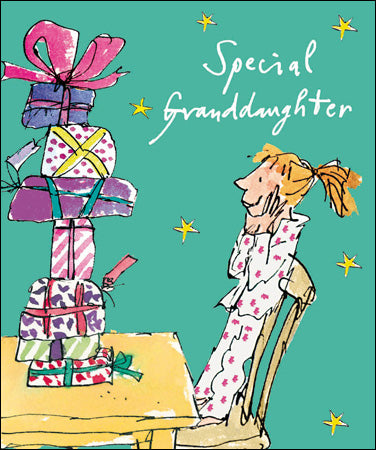 Quentin Blake Granddaughter Christmas gifts Card - Daisy Park
