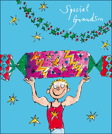 Grandson Christmas Cracker Card - Daisy Park