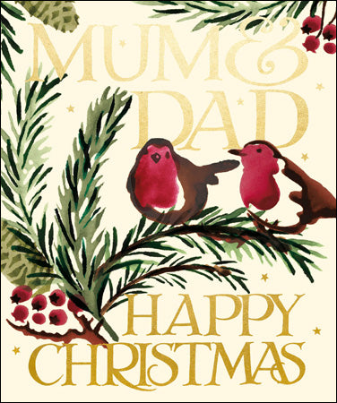 Emma Bridgewater Special Times Mum & Dad Christmas Card - Daisy Park