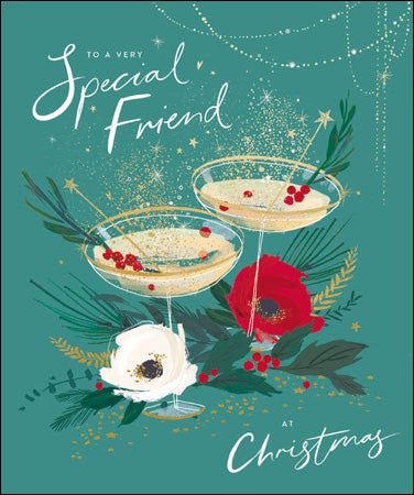 Special Friend Celebrations Christmas Card - Daisy Park