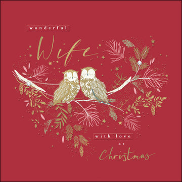 Wonderful Wife Christmas Card - Daisy Park