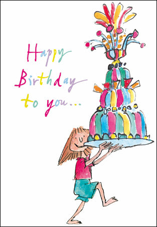 Happy birthday to you cake card - Daisy Park