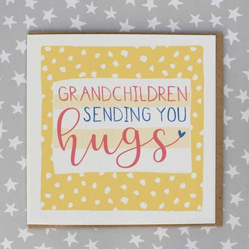 Sending Hugs Grandchildren Card - Daisy Park